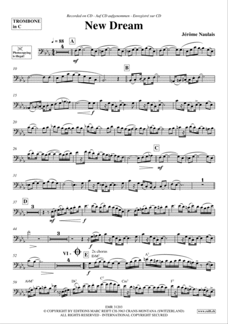 New Dream Piano Accompaniment scores gallery preview page 2