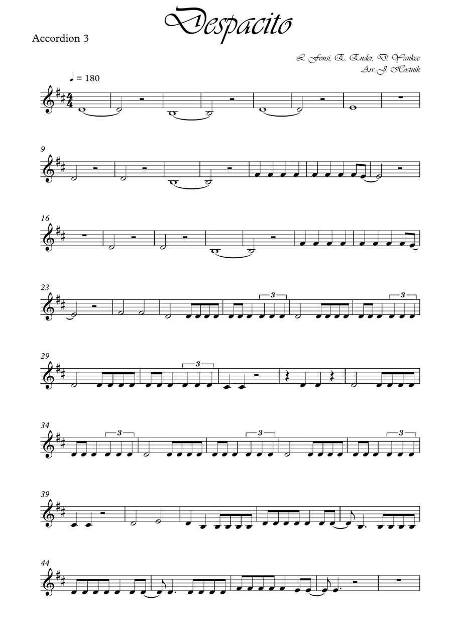 Despacito Small Ensemble scores gallery preview page 5