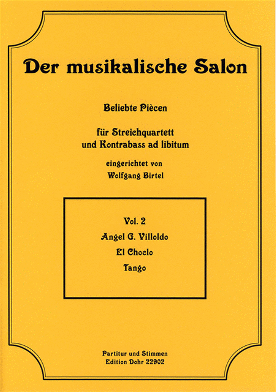 El Choclo -Tango- (für Streichquartett) String Quartet scores gallery preview page 1