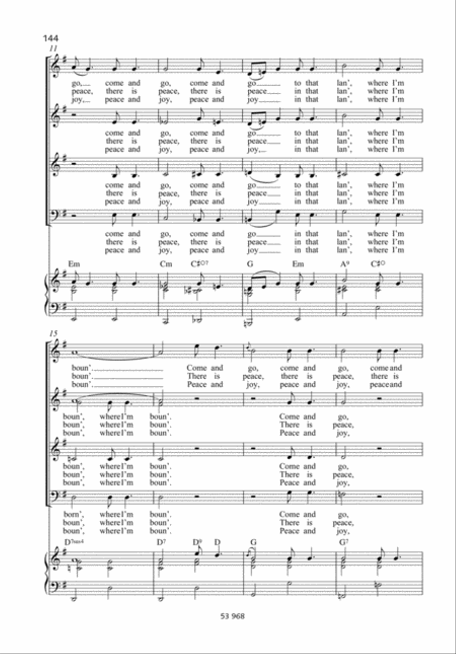 Come And Go 3-Part scores gallery preview page 2