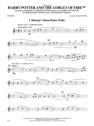 Harry Potter and the Goblet of Fire, Themes from: Flute