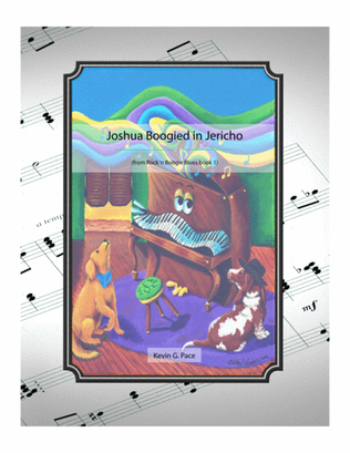 Book cover for Joshua Boogied in Jericho - piano solo