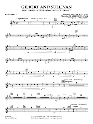 Gilbert And Sullivan (arr. Ted Ricketts) - F Horn 3 & 4