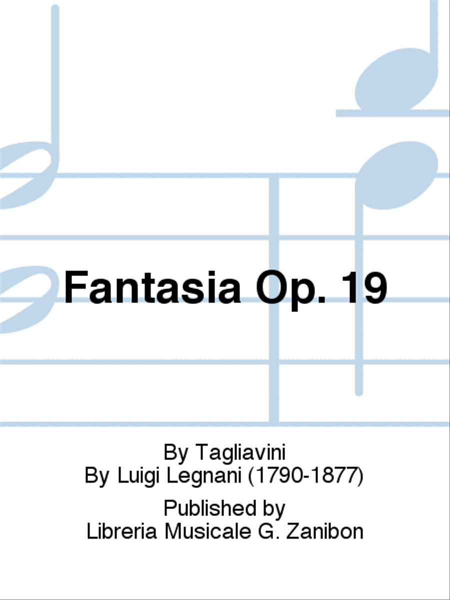 Fantasia Op. 19 Lute scores gallery preview page 1