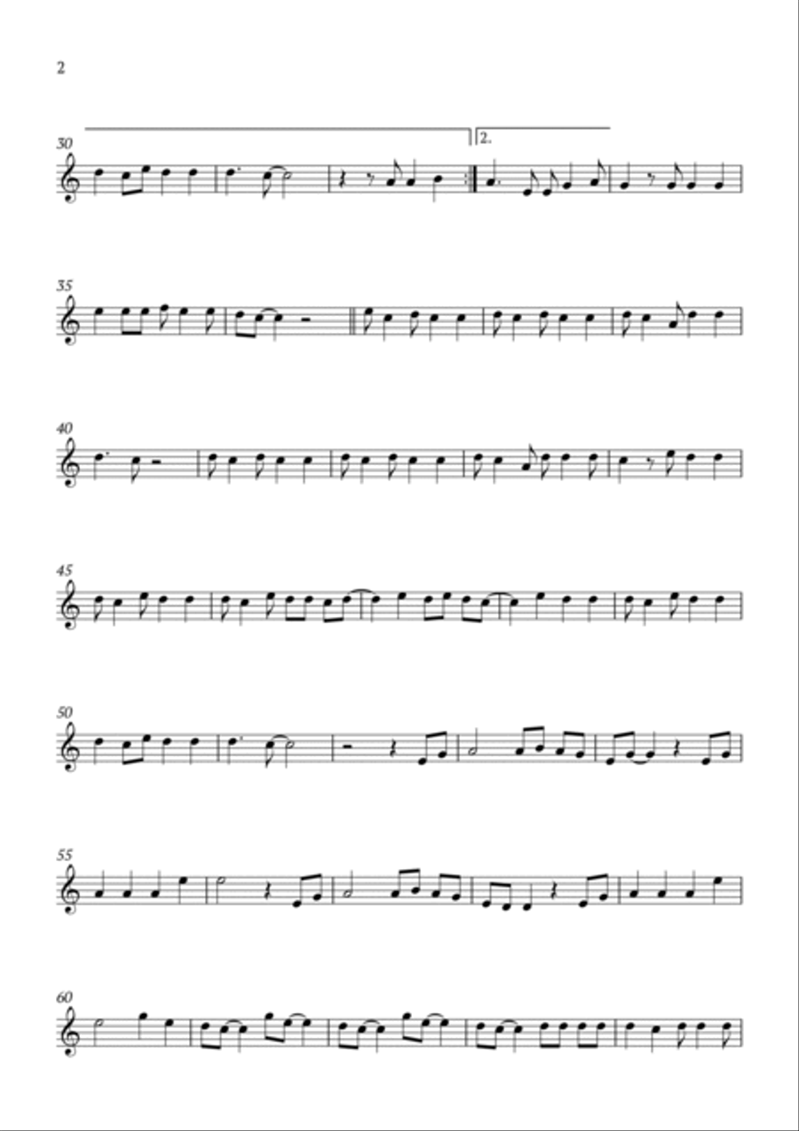 Young And Beautiful Young And Beautiful Flute Solo scores gallery preview page 2