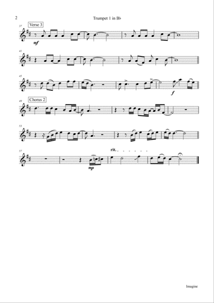 Imagine Euphonium scores gallery preview page 5