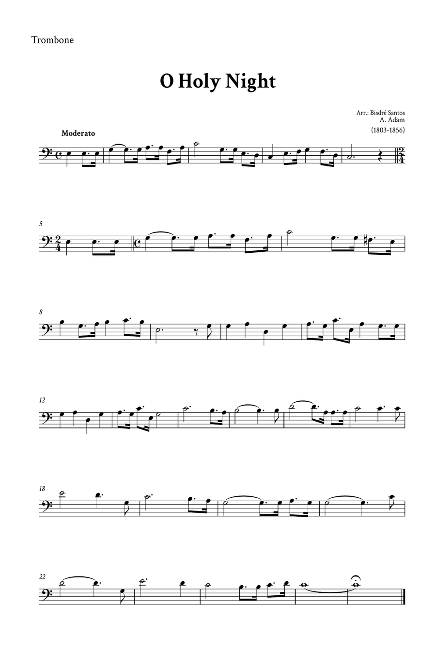 O Holy Night Piano scores gallery preview page 4