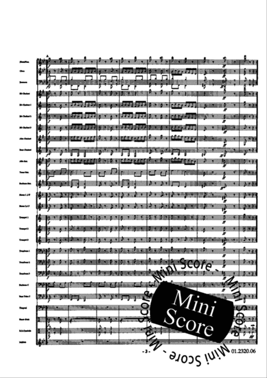 V for Victory Fanfare Band scores gallery preview page 8