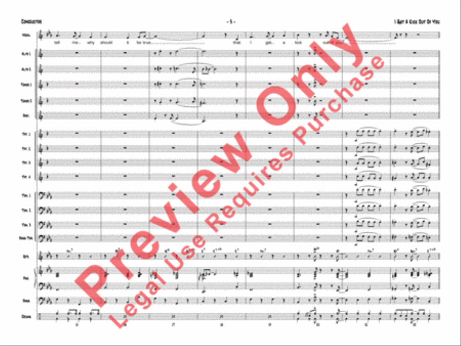 I Get a Kick Out of You Jazz Ensemble scores gallery preview page 24