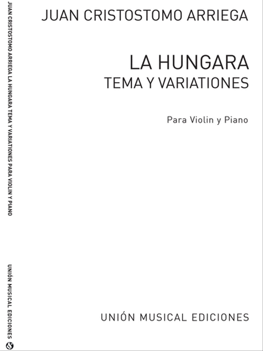 La Hungara For Violin And Piano Violin Solo scores gallery preview page 1