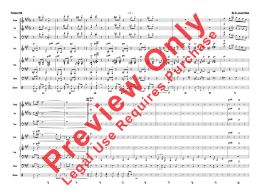 An Elusive Man Jazz Ensemble scores gallery preview page 8