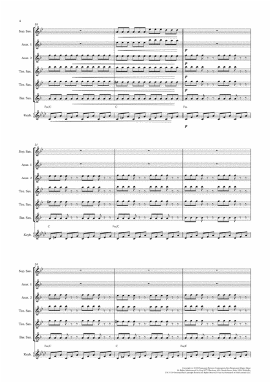 London Calling London Calling Woodwind Quartet scores gallery preview page 4