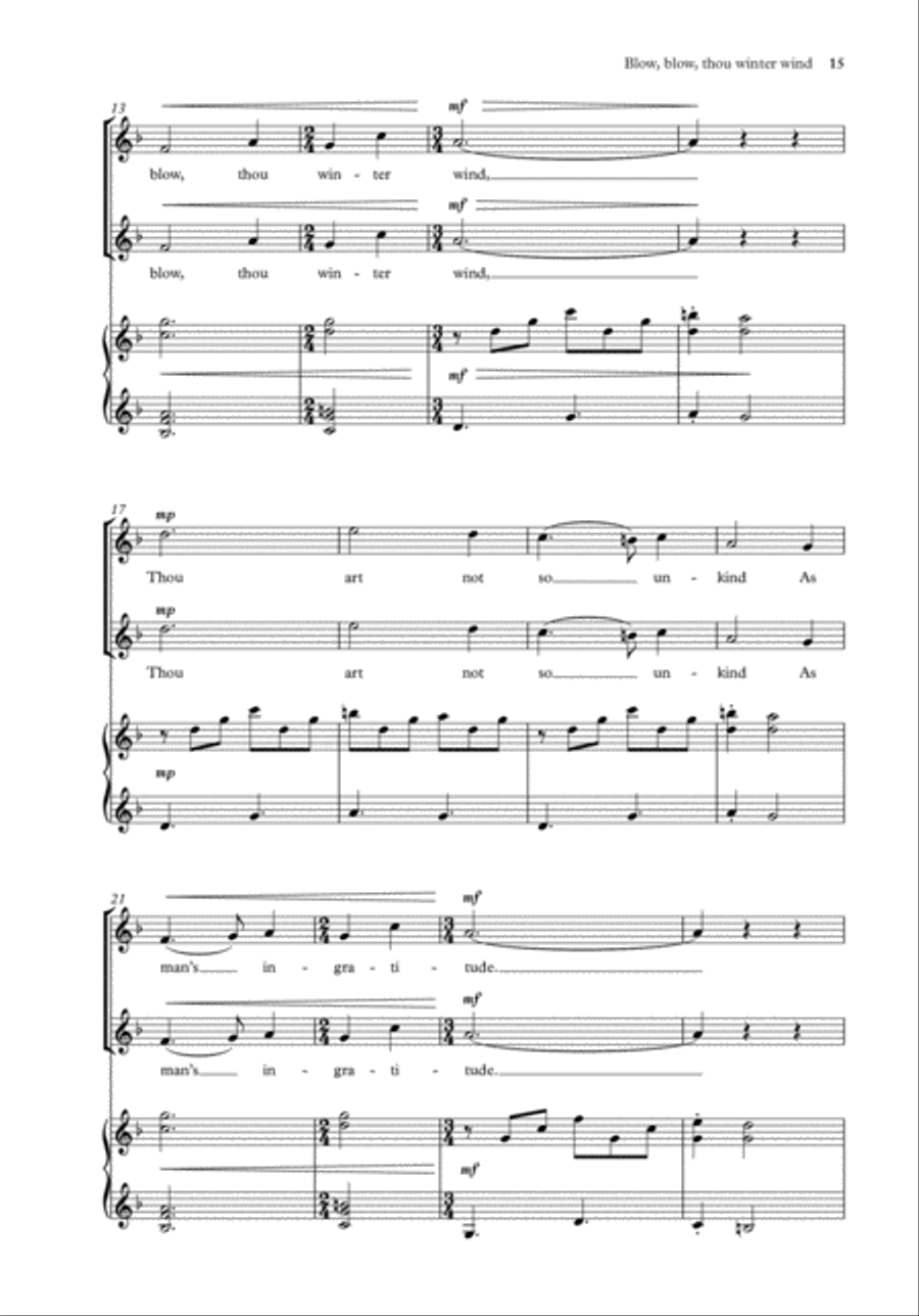Hark, hark, the lark 3-Part scores gallery preview page 5