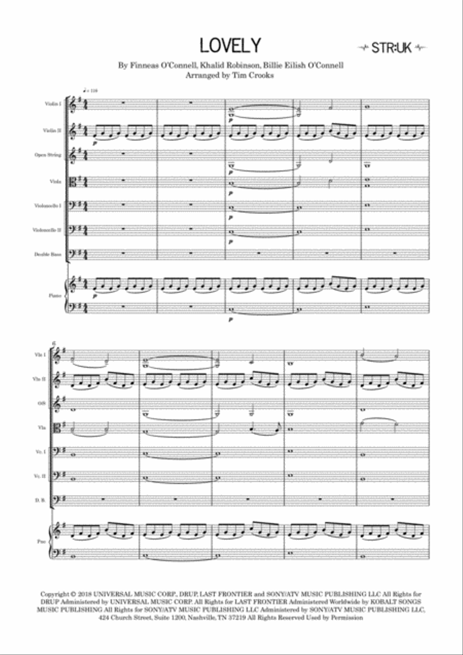 Lovely String Orchestra scores gallery preview page 2