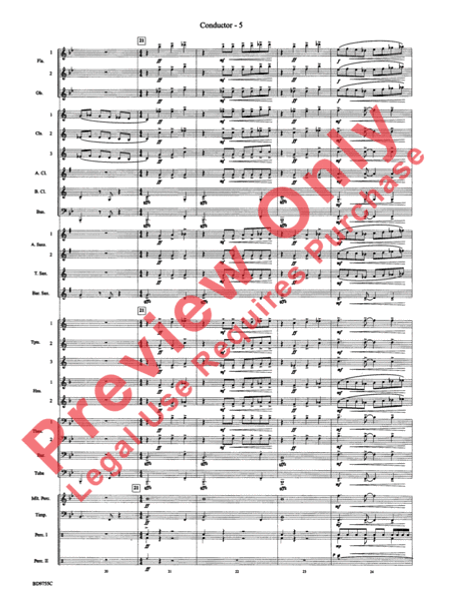 The Maelstrom Concert Band scores gallery preview page 8