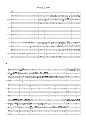 Canon in D Major - Orchestra (Score and all parts)