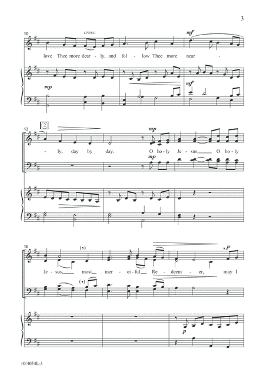 O Holy Jesus O Holy Jesus 4-Part scores gallery preview page 4