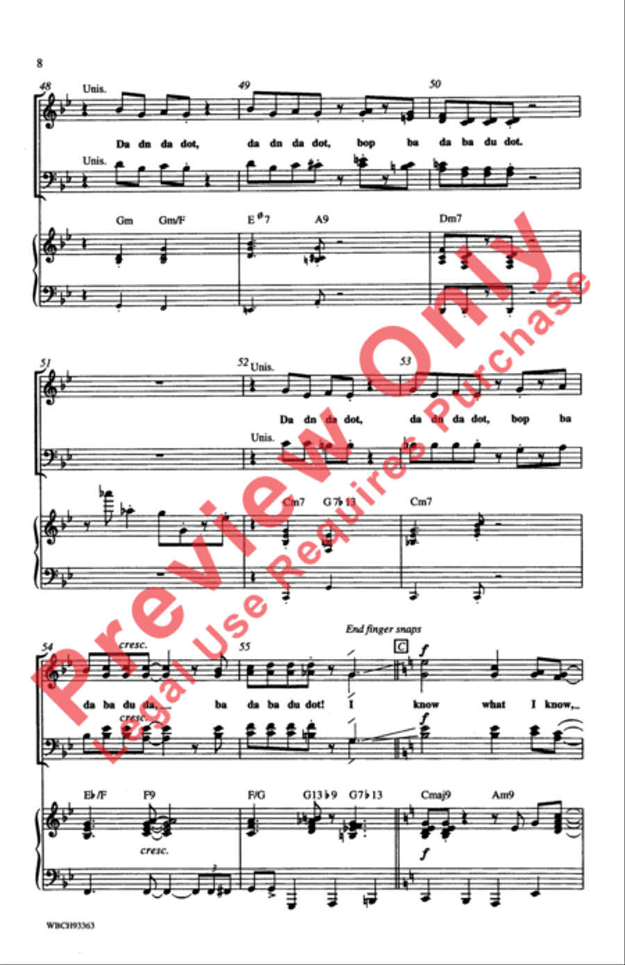 Time After Time 4-Part scores gallery preview page 7