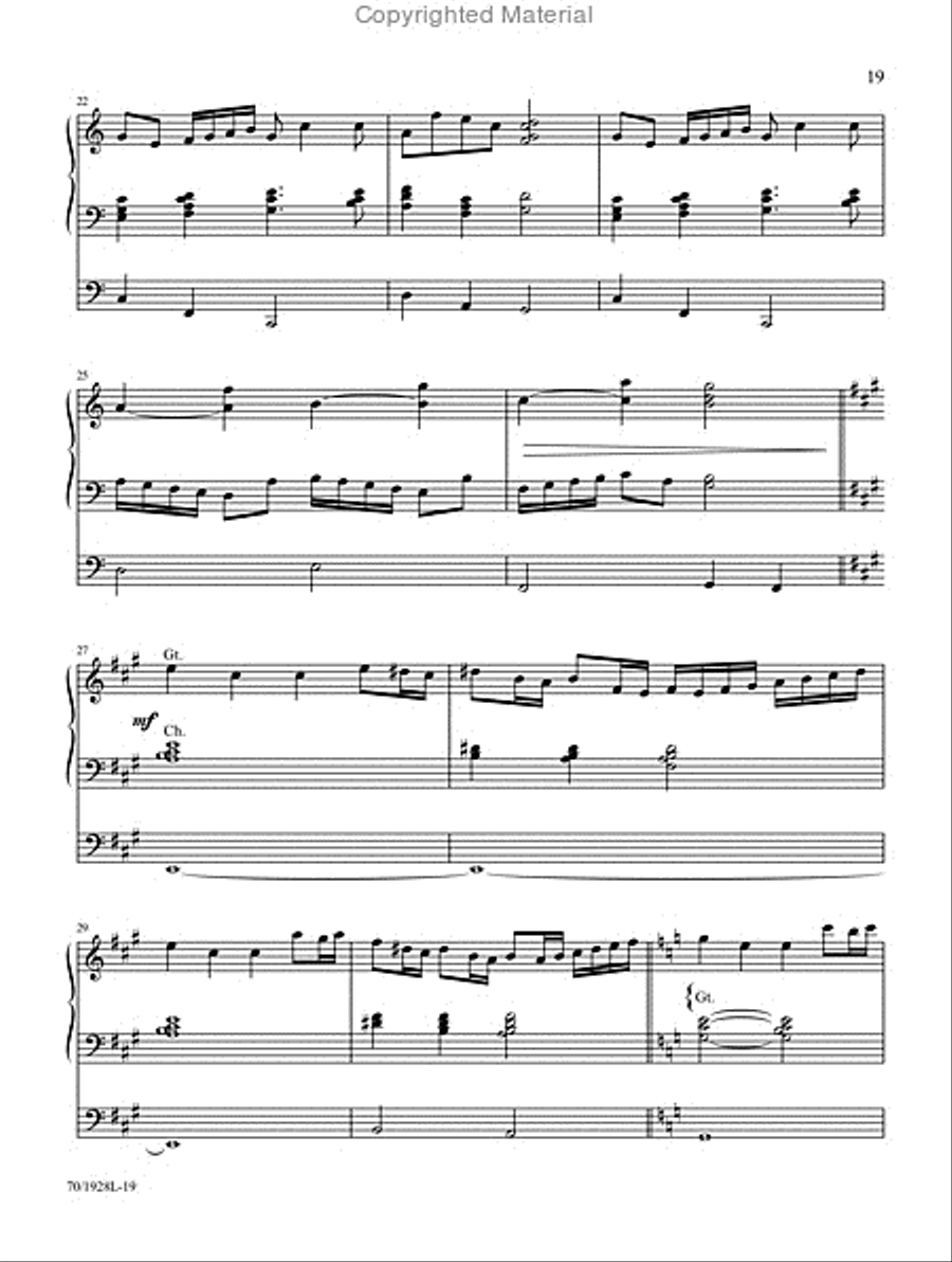 Jubilation! Organ Solo scores gallery preview page 12