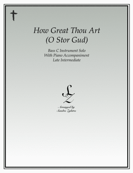 How Great Thou Art (bass C instrument solo) image number null