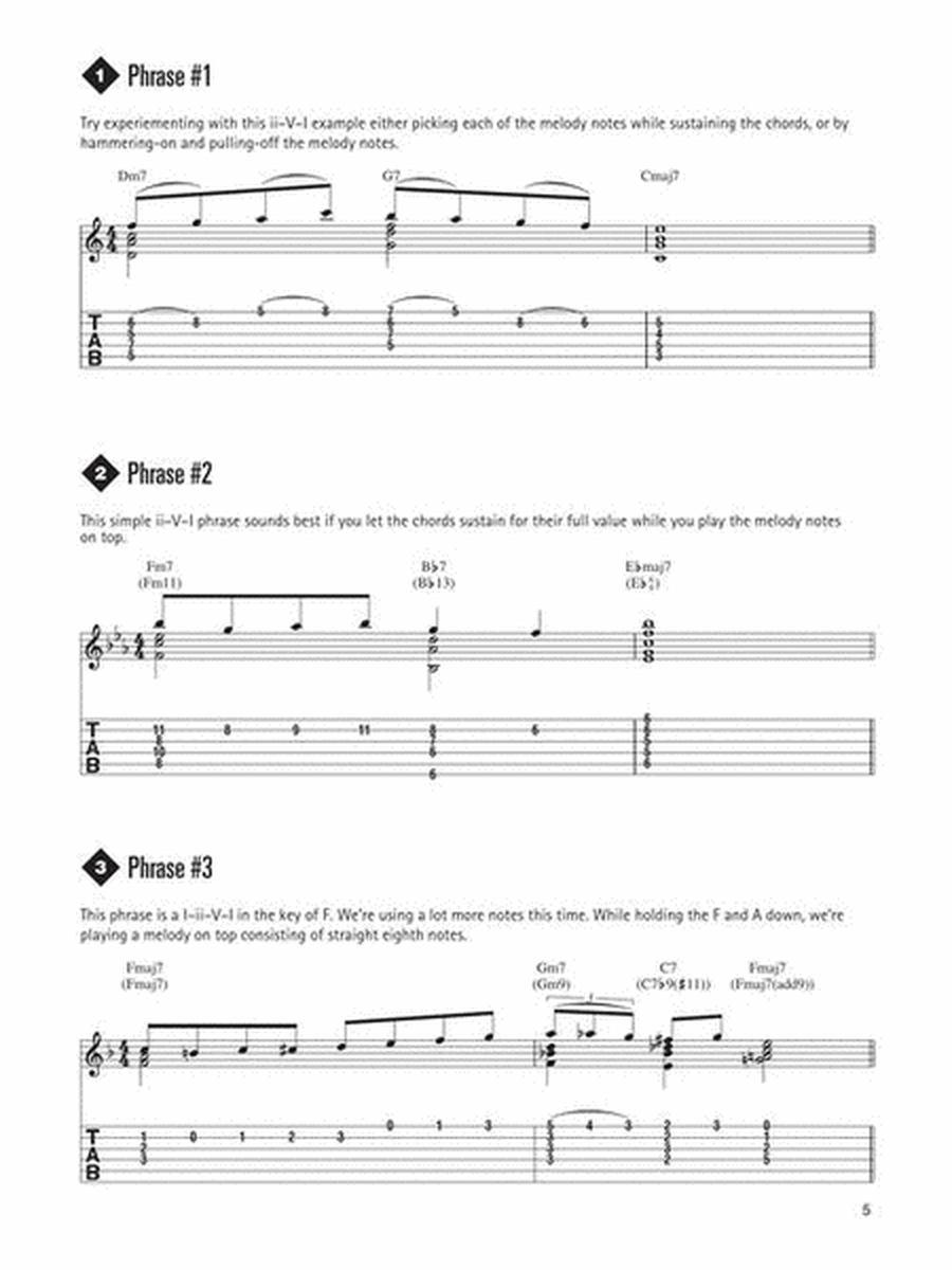 Chord-Melody Phrases for Guitar