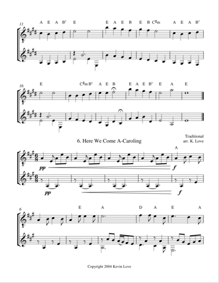 A Christmas Primer (Guitar Duo) - Score and Parts A Christmas Primer (Guitar Duo) - Score and Parts Guitar scores gallery preview page 5