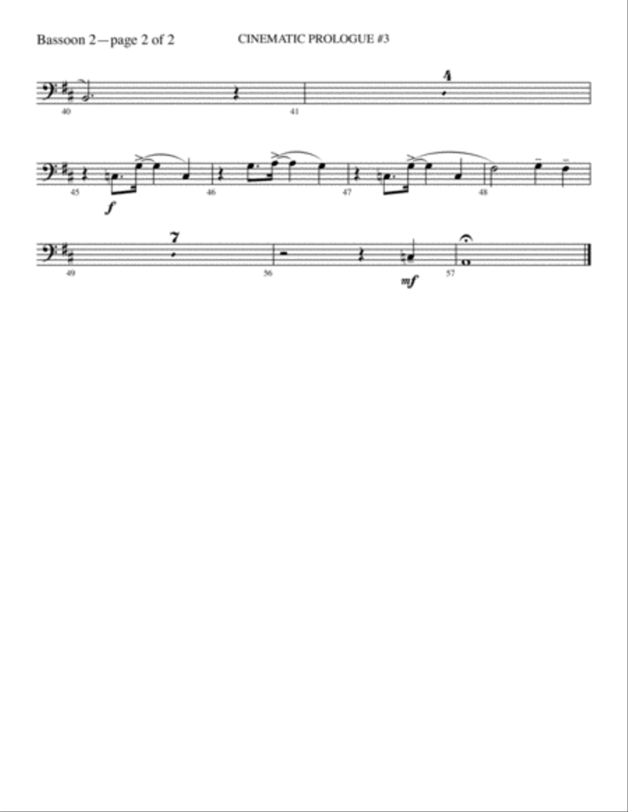 CINEMATIC PROLOGUE #3 CINEMATIC PROLOGUE #3 Full Orchestra scores gallery preview page 6