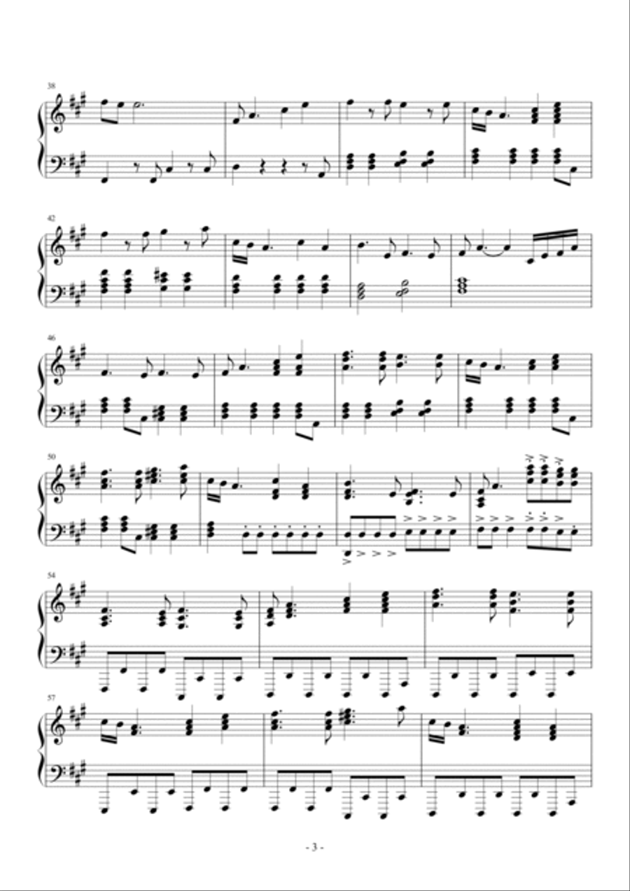 Waiting For Love Piano Solo scores gallery preview page 3
