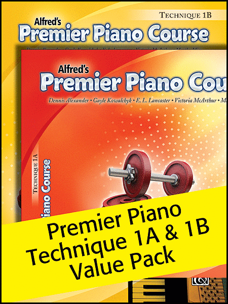Premier Piano Course, Technique 1A & 1B (Value Pack)