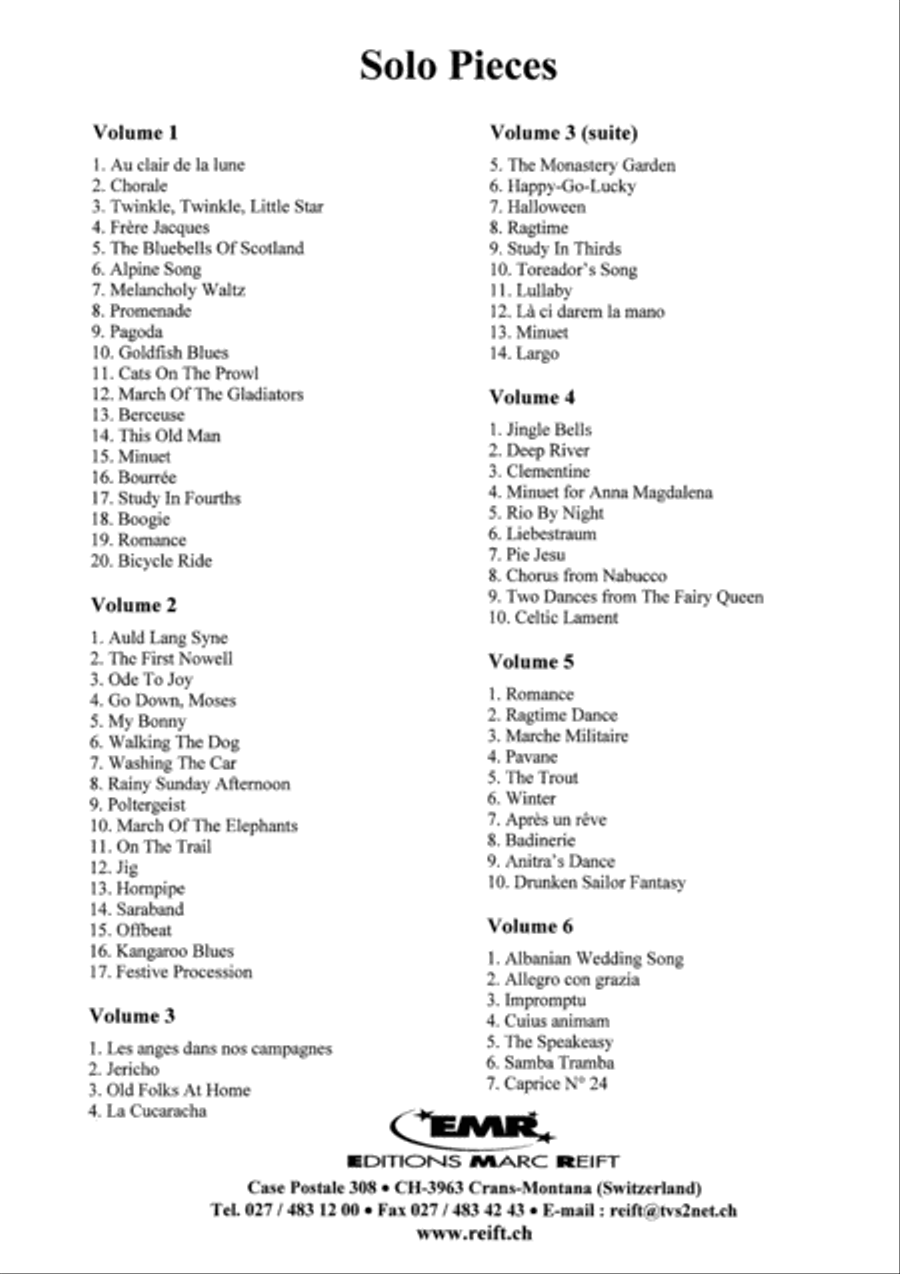 Solo Pieces Vol. 6 Solo Pieces Vol. 6 Trumpet Solo scores gallery preview page 3