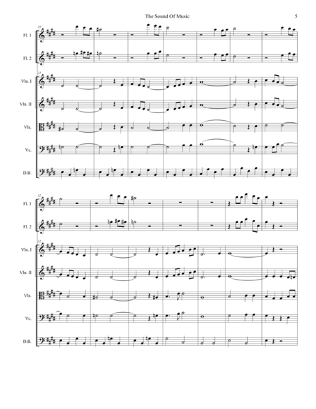 The Sound Of Music by Richard Rodgers String Orchestra - Digital Sheet Music