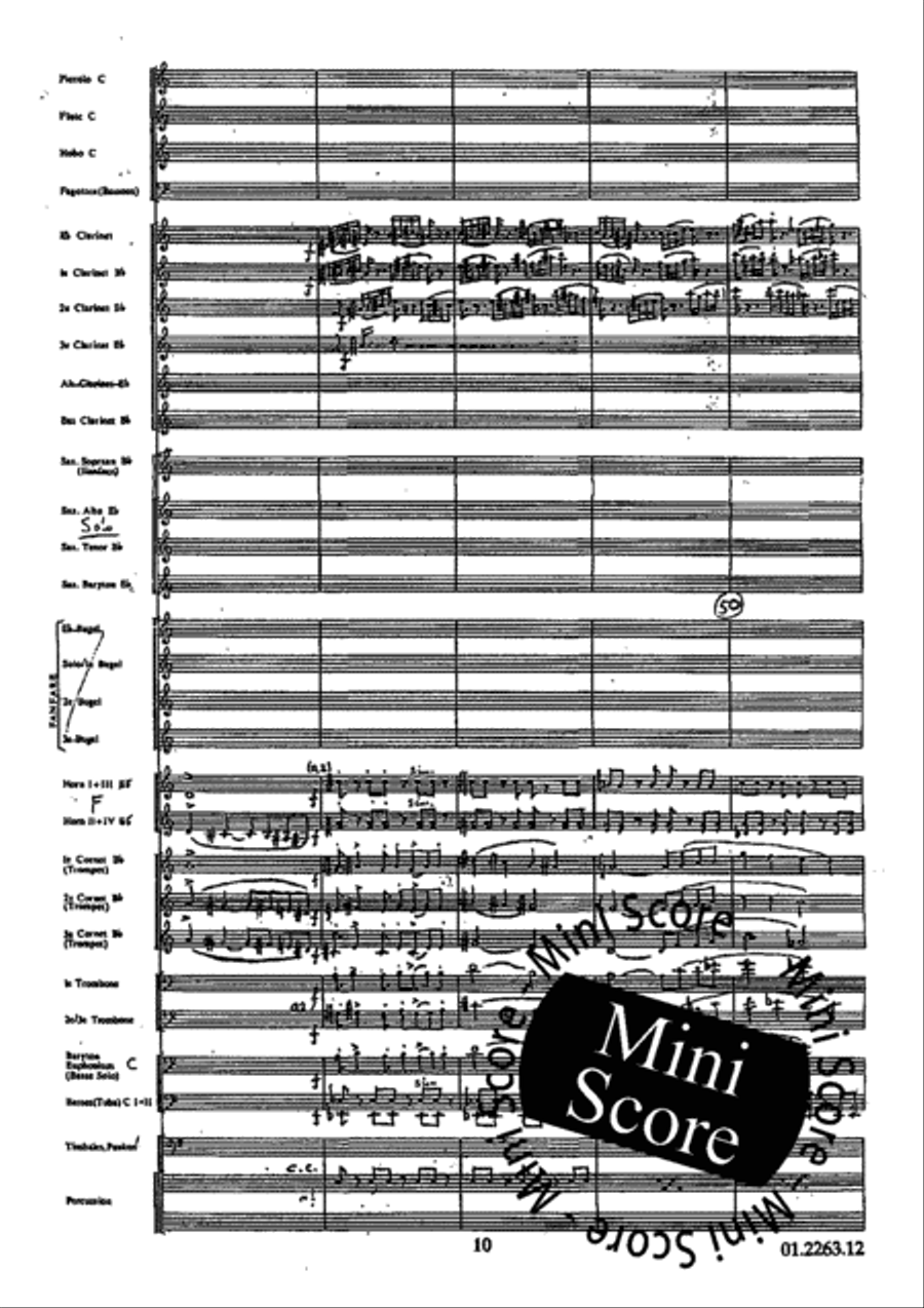 Concerto Grosso Concert Band scores gallery preview page 14