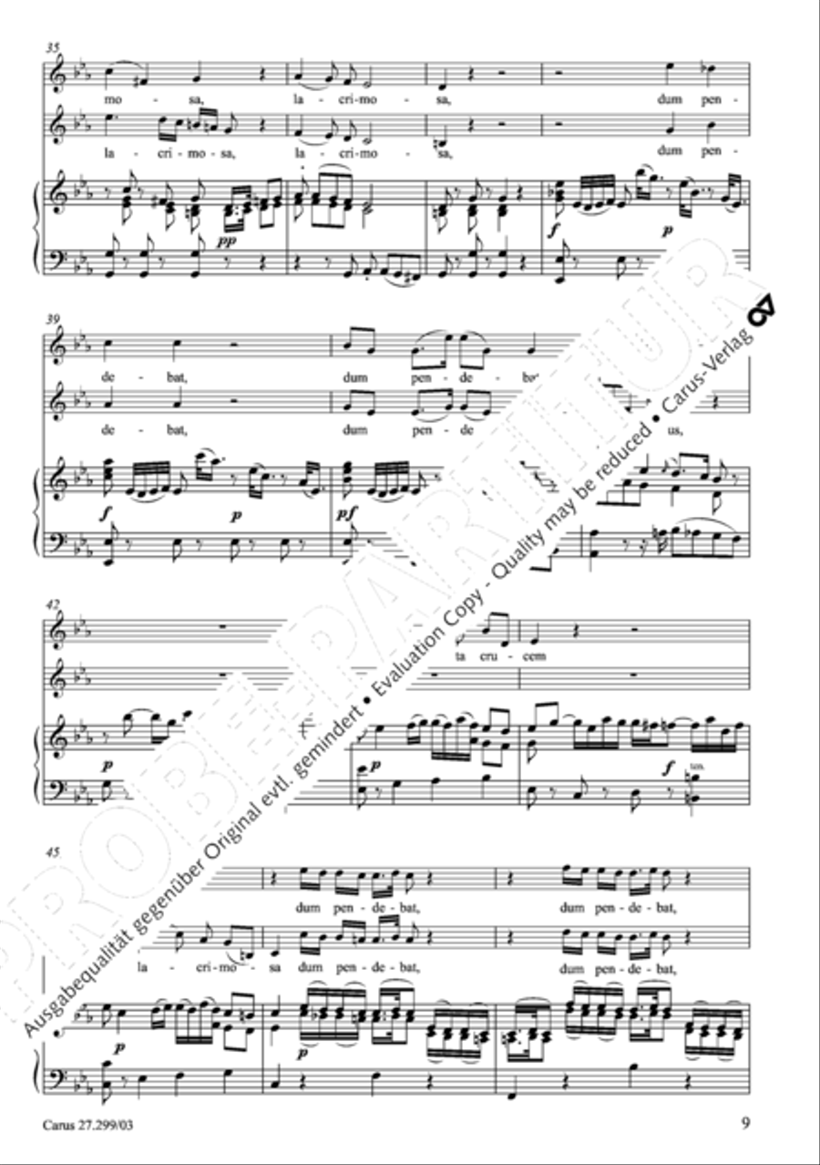 Stabat mater Stabat mater Women's Choir scores gallery preview page 10
