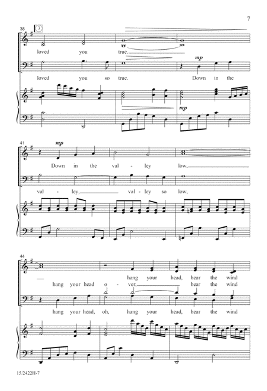 Red River Valley Red River Valley 4-Part scores gallery preview page 8