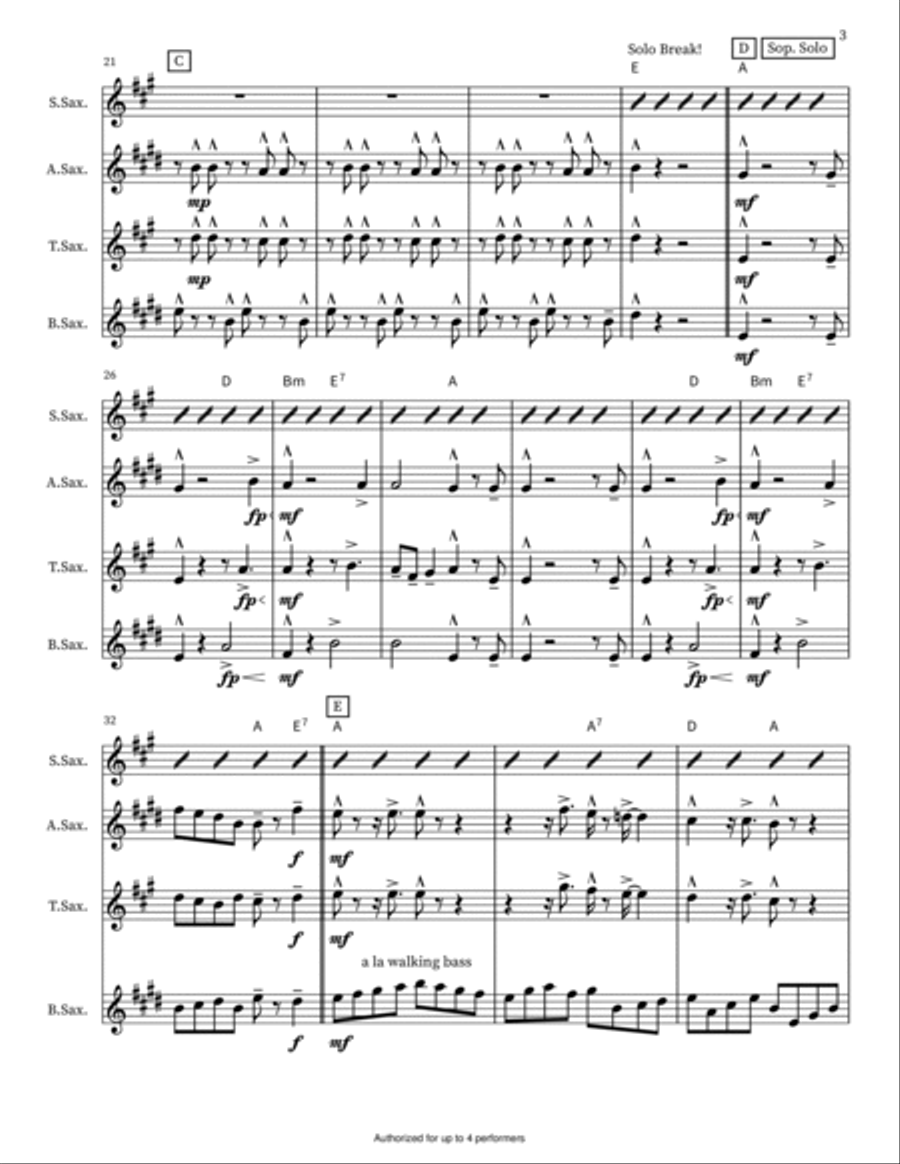 Jingle Bells Small Ensemble scores gallery preview page 3