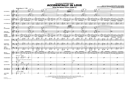 Accidentally In Love - Full Score