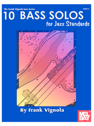 Book cover for 10 Bass Solos for Jazz Standards