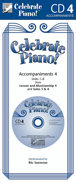 Celebrate Piano! CD Accompaniments 4