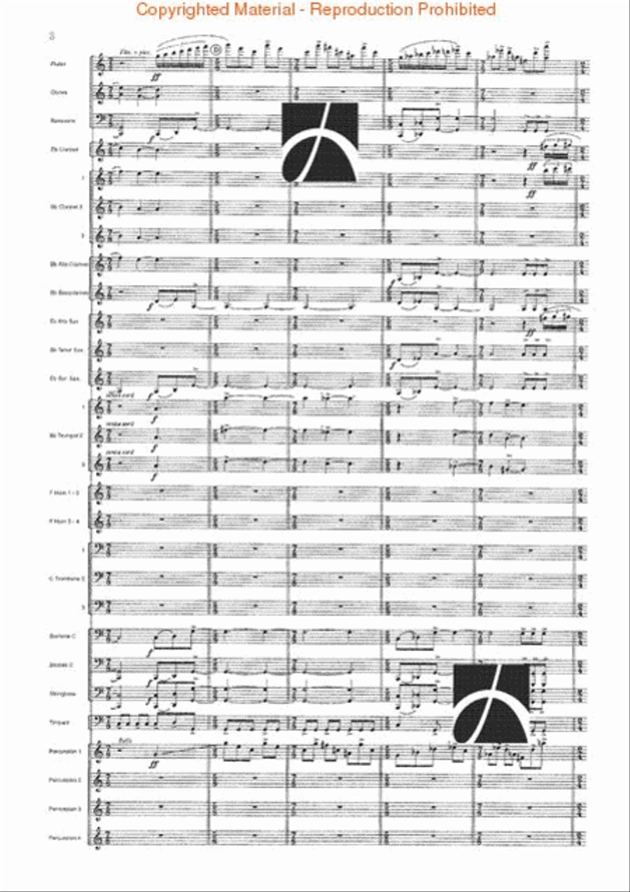 Spartacus Spartacus Concert Band scores gallery preview page 9