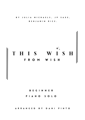 Book cover for This Wish