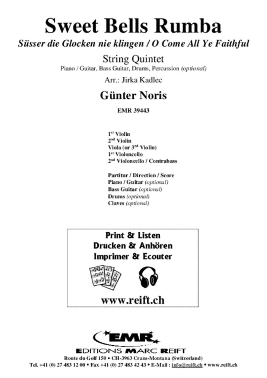 Sweet Bells Rumba String Quintet scores gallery preview page 2