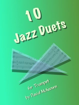 Book cover for 10 Jazz Duets for Trumpet