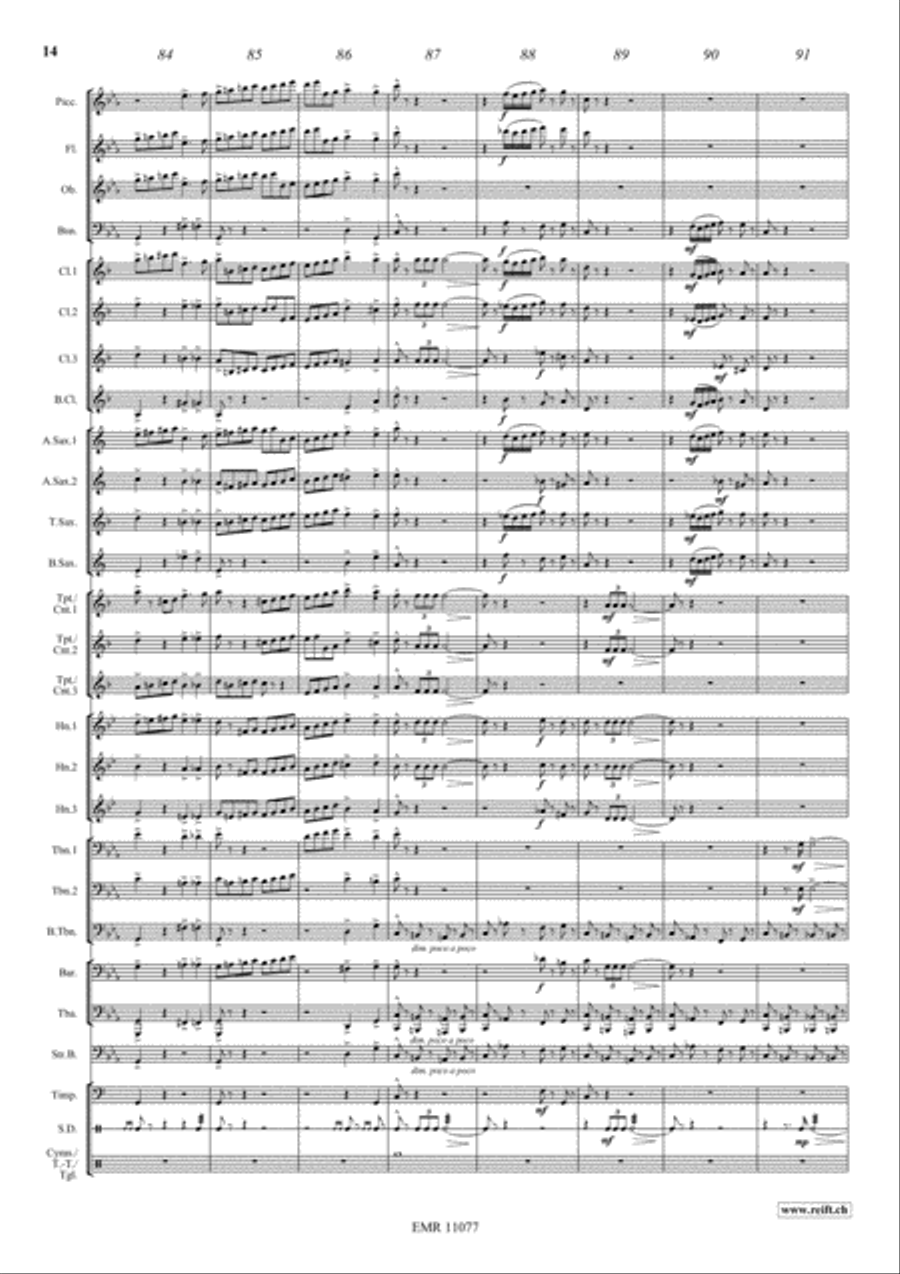 Epic March Concert Band scores gallery preview page 15