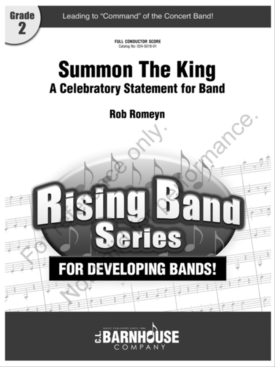 Summon The King Summon The King Concert Band scores gallery preview page 2