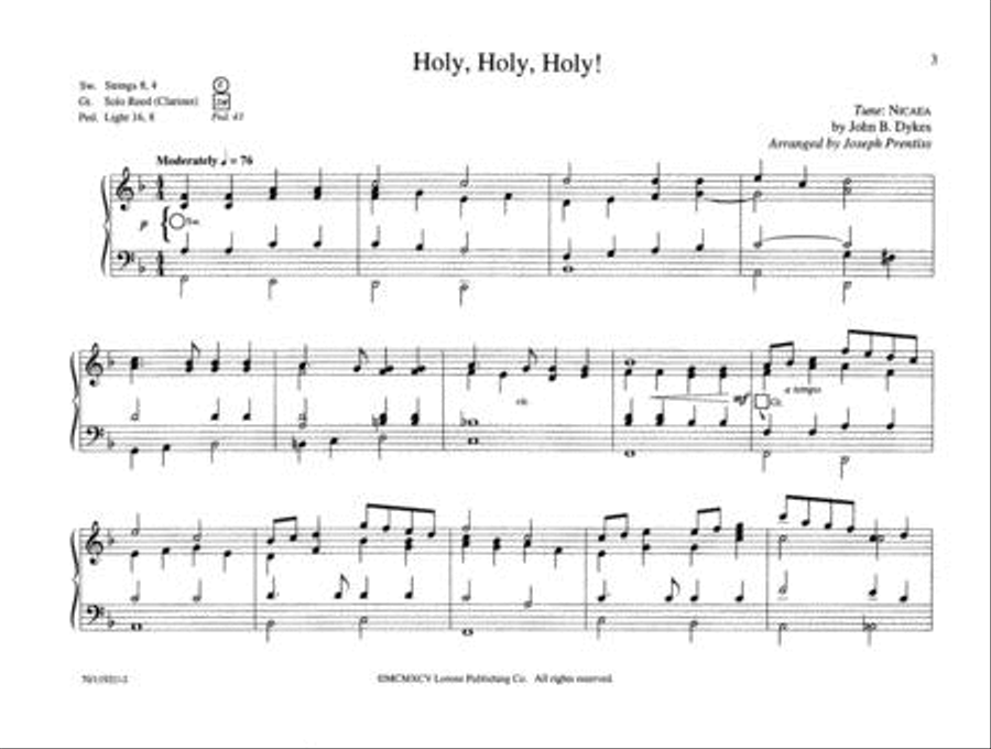 The Easy Organ Collection: Hymn Settings Organ Solo scores gallery preview page 4