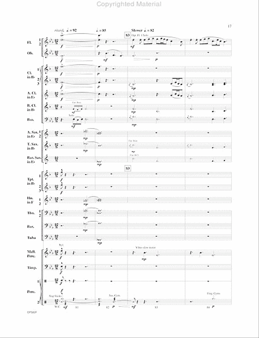 Highland Celebration Concert Band scores gallery preview page 18
