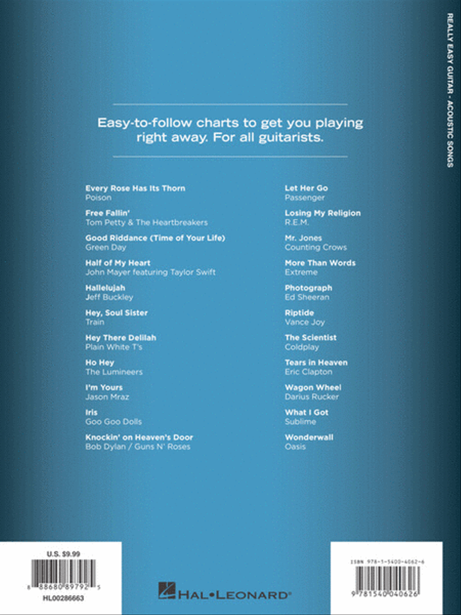 Acoustic Songs – Really Easy Guitar Series Acoustic Guitar scores gallery preview page 6