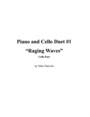 Piano and Cello Duet #1 - Cello Part