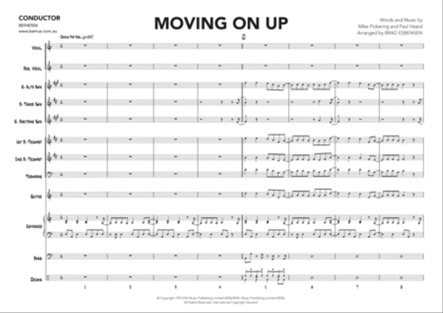 Moving On Up Tenor Saxophone scores gallery preview page 3