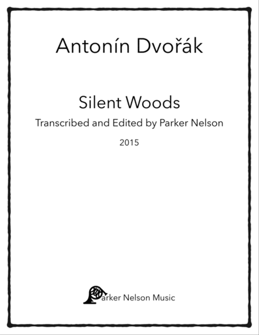 Silent Woods for Horn and Piano Piano Accompaniment scores gallery preview page 4